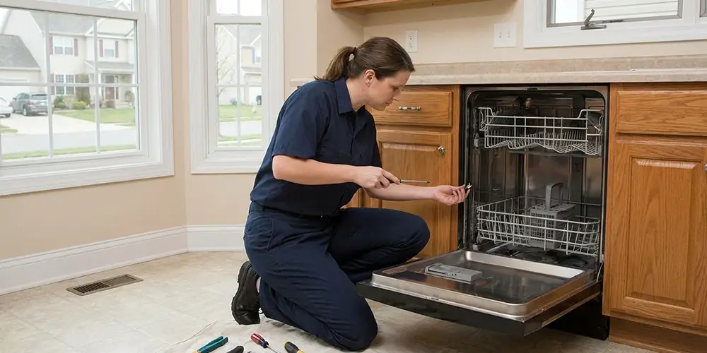 Dishwasher Latch Replacement in South Boston, MA