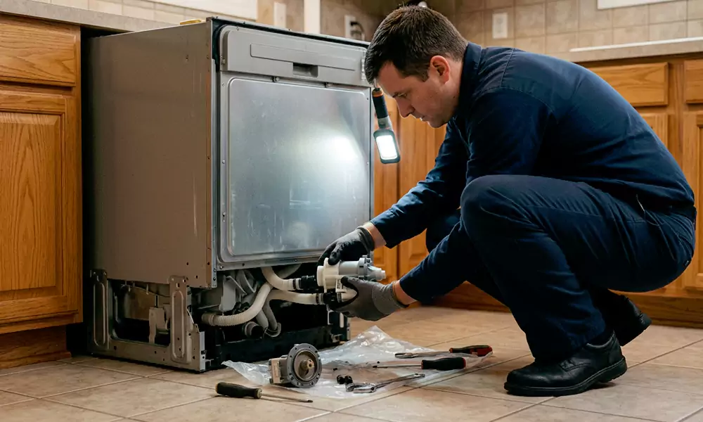 Dishwasher Pump Replacement in South Boston, MA