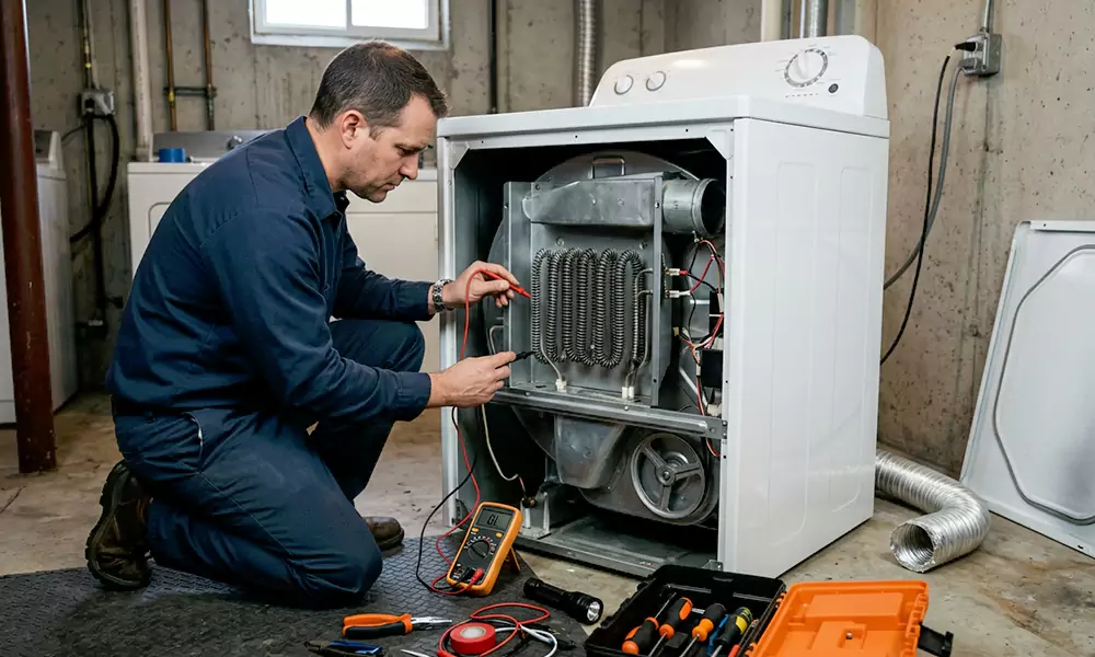 Dryer Not Heating Repair in South Boston, MA