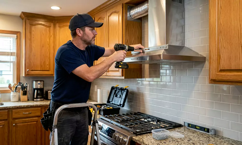 Range Hood Installation in South Boston, MA