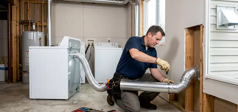 Recessed Dryer Vent Installation South Boston