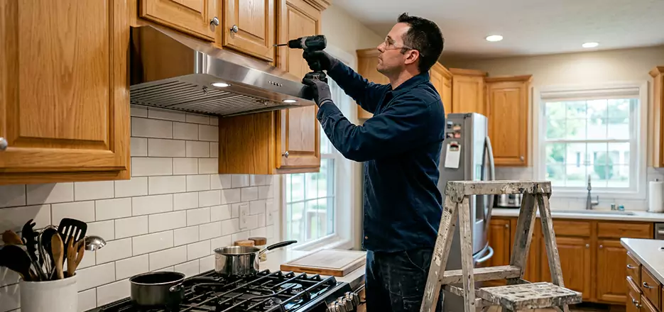 Wood Range Hood Installation South Boston