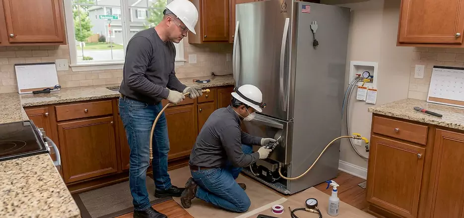 Propane Refrigerator Installation in South Boston